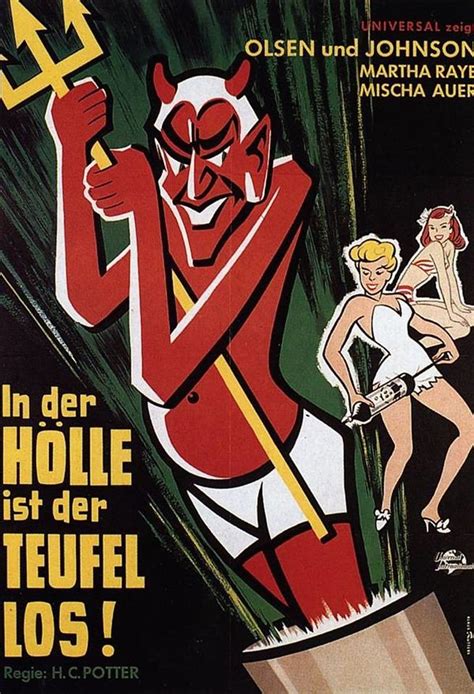 Hellzapoppin 1941 US Movie German Poster German Movies Movie