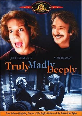 Truly Madly Deeply (Bilingual): Amazon.ca: Juliet Stevenson, Alan Rickman, Jenny Howe, Carolyn ...