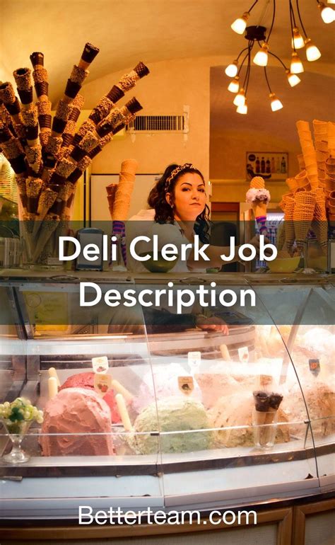 Deli Clerk Job Description | Clerk jobs, Job description, Interview ...