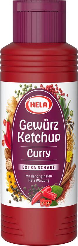 Hela Kruidenketchup Curry Extra Heet Ml Doos Fles Bol