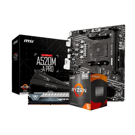 Kit Upgrade Amd Ryzen 5 5600g Placa Mãe A520m e Prime Asus Neologic