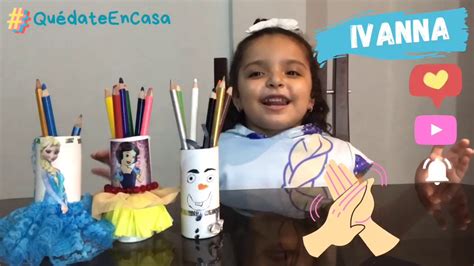 IVANNA Tutorial Portalápices personalizados YouTube