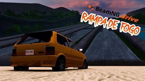 DESTRUIÇÃO total na rampa de fogo BeamNG Drive gdaovivo destruição