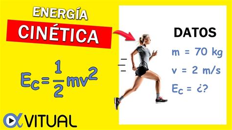 Cómo calcular la ENERGÍA CINÉTICA Fórmula YouTube