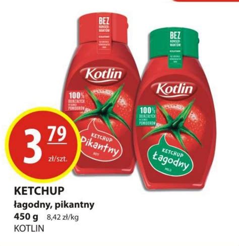 Archiwum Kotlin Ketchup łagodny 450 g Zielony Koszyk 06 06 2022