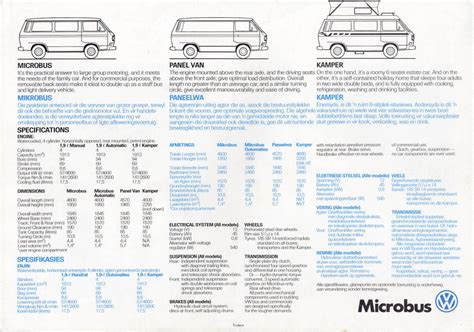 Thesamba Vw Archives Vanagon Brochure South African