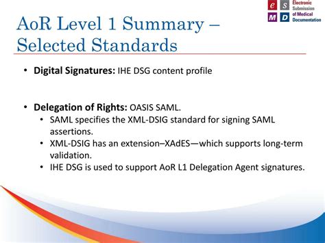 PPT Electronic Submission Of Medical Documentation EsMD AoR L2