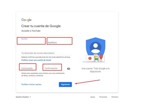 Como Crear Una Cuenta En Youtube Principiantes Davidibiza