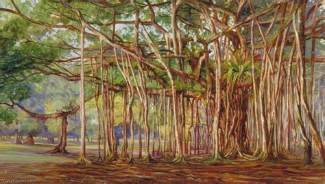 Banyan Tree Oil Painting