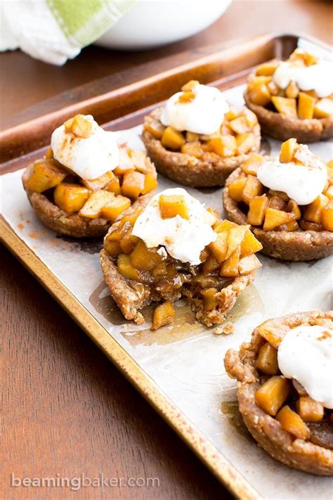 No Bake Caramel Apple Tartlets Vgf A Whole Ingredient Recipe For