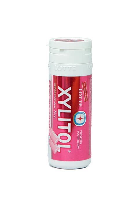 Lotte Xylitol Sugar Free Gum Strawberry Mint G Lifeplus