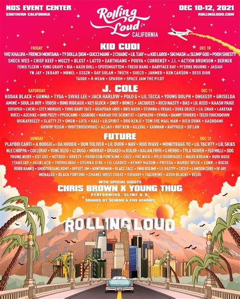 Rolling Loud California 2021 Recruits Cole Cudi And Future As