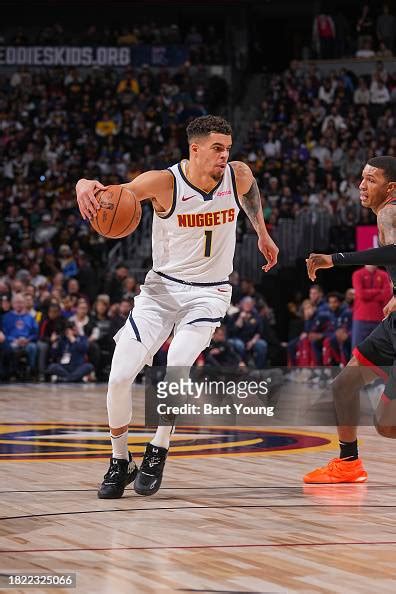 Michael Porter Jr 1 Of The Denver Nuggets Dribbles The Ball During