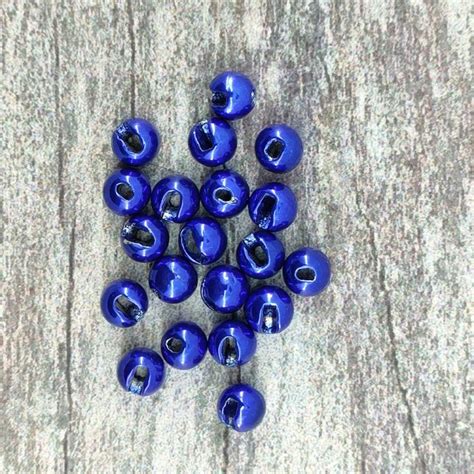 Cmf Anodized Slotted Tungsten Beads Royal Blue Cmf Fly Tying And