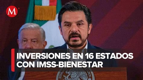 Inversión De Más De 12 Mil Mdp En Hospitales Del Imss En 16 Estados Zoé Robledo Youtube