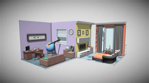 room 6 - Buy Royalty Free 3D model by 7ka (@Verasavy) [7d5f0ec ...