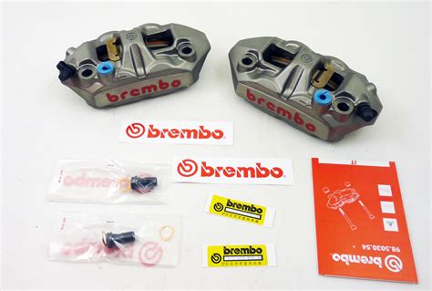 Brembo High Performance M4 Monoblock Front Caliper Kit Radial Cast 34