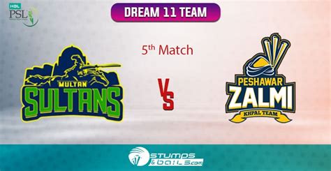 Mul Vs Pes Dream Prediction Fantasy Tips Match Psl