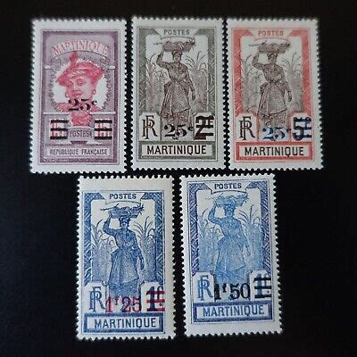 Frankreich Kolonie Martinique Nr 111 113 Nr 115 116 Neuer Stempel