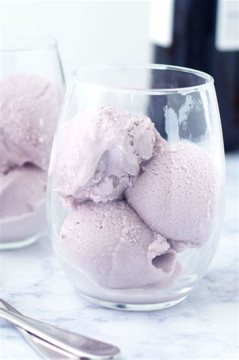 Red Wine Ice Cream Cook Craft Love