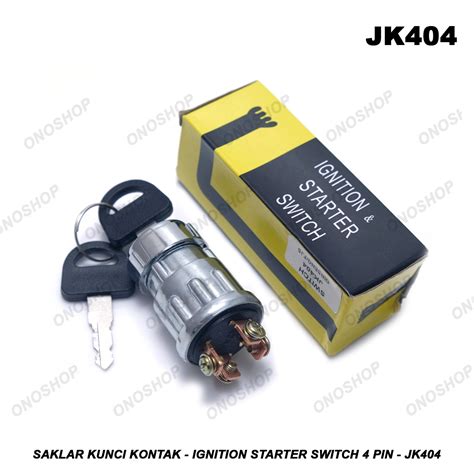 Jual Saklar Kunci Contac Ignition Starter Switch 4 Pin JK404