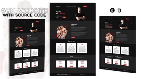 Complete Website Template With Html And Css With Source Code