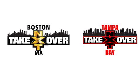 (REUPLOAD) Custom NXT TakeOver logos. Forgot details with the Boston ...