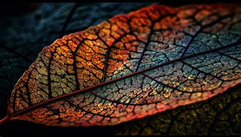 Vibrant Colors Of Autumn Leaves On Forest Floor Generated By Ai