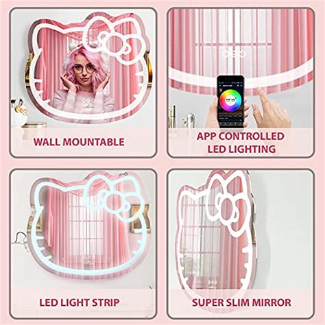 Impressions Vanity Hello Kitty Wall Mirror with Wi-Fi, Smart Touch ...