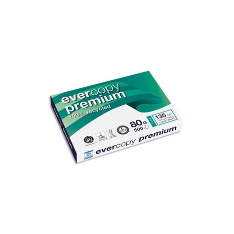 Ramette Papier Blanc A3 Clairefontaine Evercopy Premium 80g 500