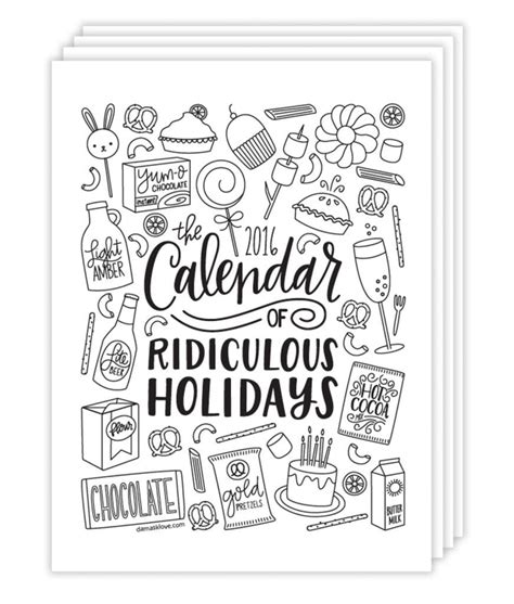 Free Printable Coloring Calendar Pages | Damask Love