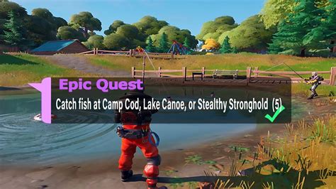 Catch Fish At Camp Cod Lake Canoe Or Stealthy Stronghold