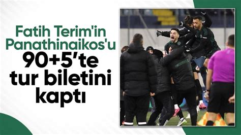 Fatih Terim in ekibi Panathinaikos son dakika golüyle Yunanistan Kupası