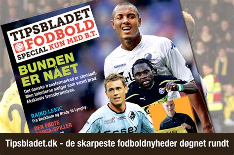 Tipsbladet I B T Fodbold Med Fascination BT Fodbold Bt Dk