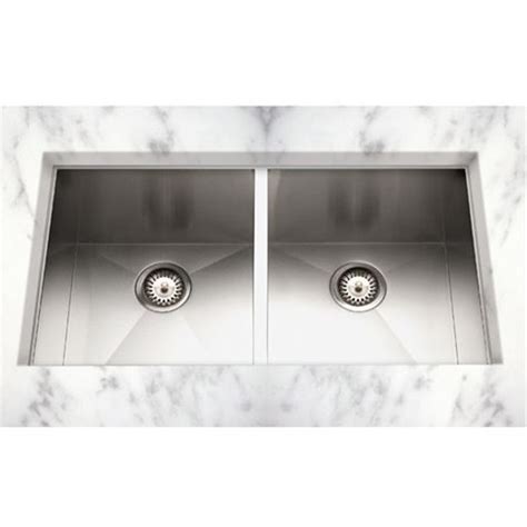 Stainless Steel Double Well Kitchen Sink | Artisan Crafted