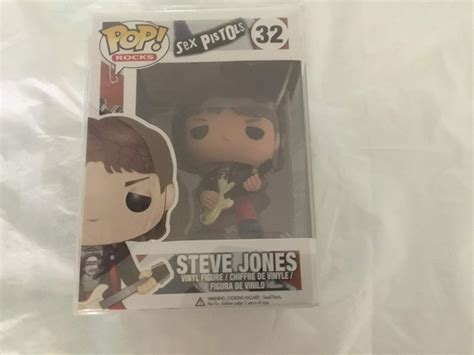 Funko Pop Rocks Steve Jones Sex Pistols Vinyl Figure Amazon Fr Jeux Et Jouets