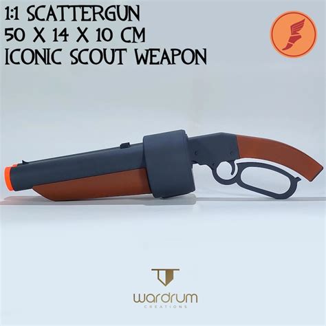 Team Fortress 2 Scattergun Scout Weapon Prop Cosplay Tf2 Etsy