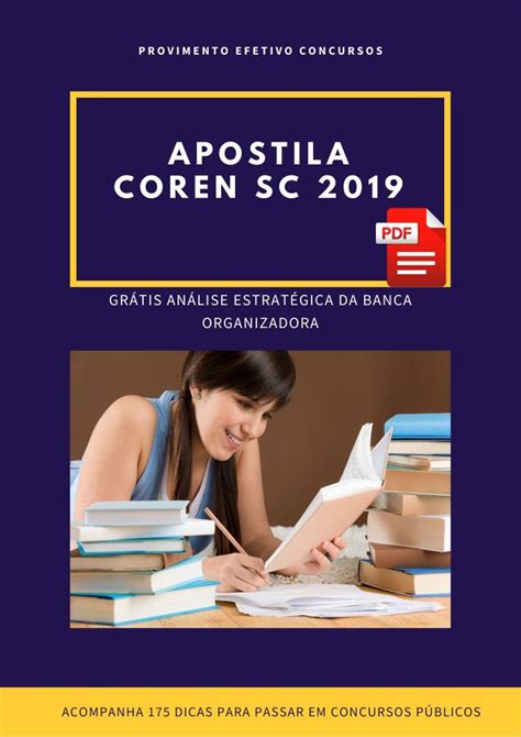 Provimento Efetivo Concursos Apostila Administrador COREN SC 2019