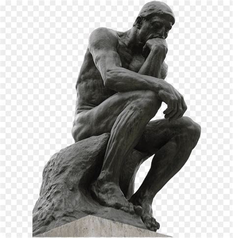 Man Sculpture Thinking Thinker Statue