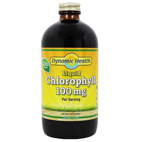 Chlorophyll Liquid 100mg 16 oz- Dynamic Health | Vita Natura