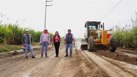 La Libertad Inician obras en Carretera Virú Puerto Morín