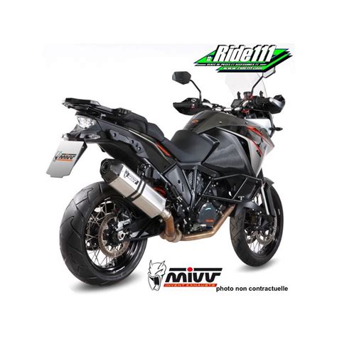 Silencieux D Chappement Mivv Speed Edge Inox Ktm Super Adventure