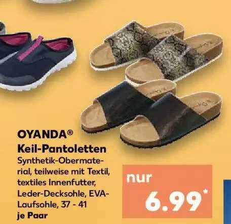 Oyanda Keil Pantoletten Angebot Bei Kaufland Prospekte De