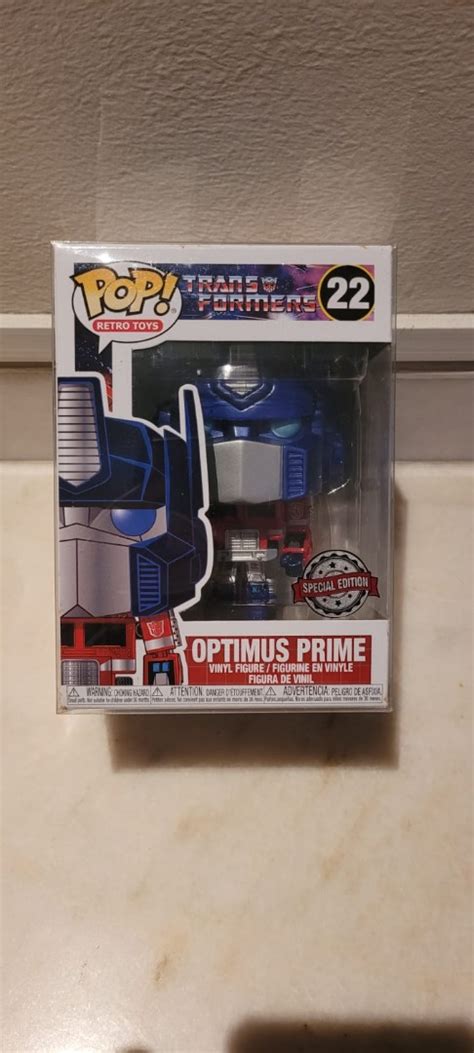 Transformers Metallic Optimus Prime Funko Pop Retro Toys Vinyl Figure