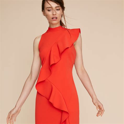 Red Ruffle Dress Perfect For Standing Out Dresses Red Ruffle Dress Womens Dresses