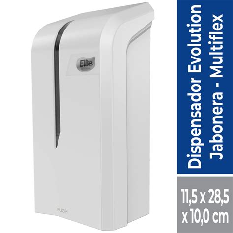 Dispensador De Jabón Multiflex Evolution Blanco 1 Un Elite Professional