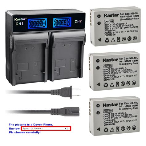 Kastar Battery Lcd Rapid Usb Charger For Canon Nb L Cb Lc Canon