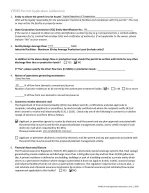 Fillable Online Permit Application For Wastewater Systems Part 41 Fax