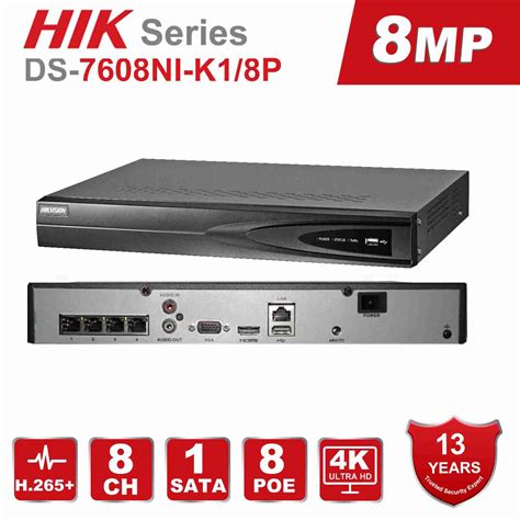 Hikvision DS 7608NI K1 8P C 8 Channel POE NVR Almiria Techstore Kenya