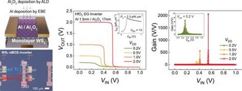 基于单层WS2亚阈值晶体管的nMOS逆变器实现极高增益和低功耗 ACS Nano X MOL